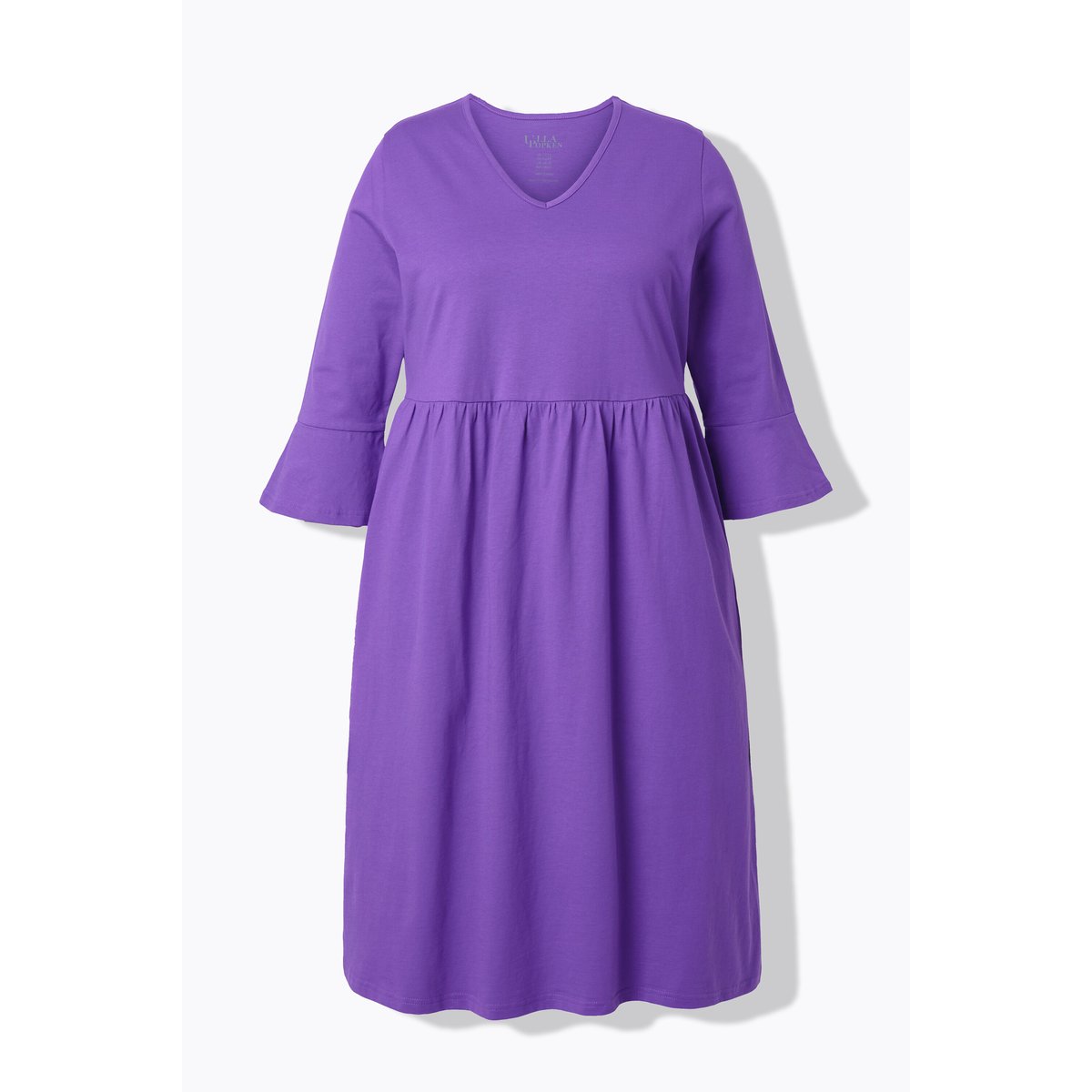 Robe en jersey, coupe évasée violet, ULLA POPKEN