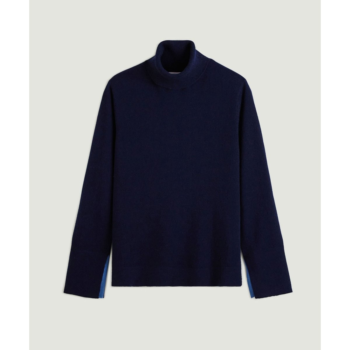 Pull col roulé en cachemire bleu marine, RODIER