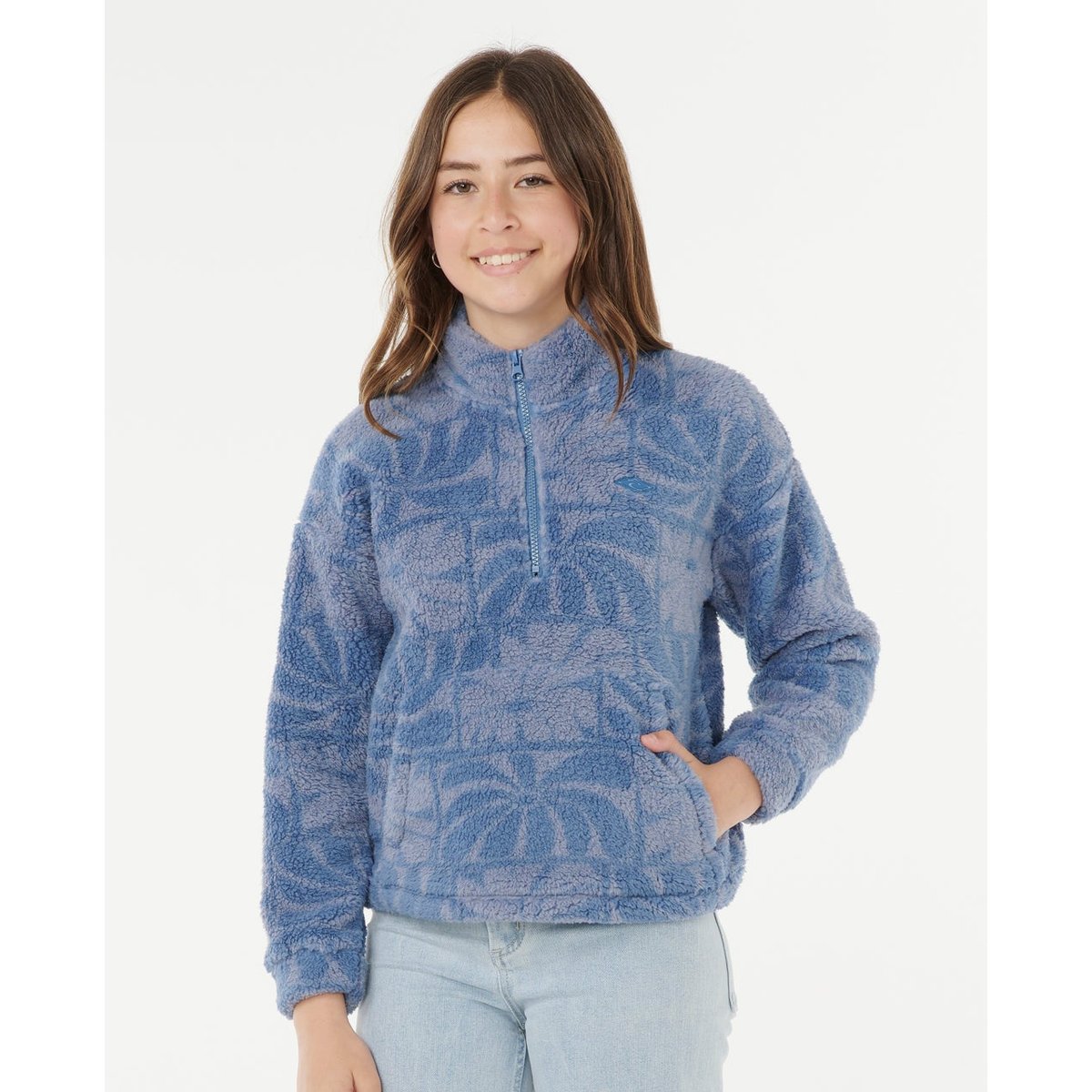 Polaire 1/4 ZIP Artist of SEARCH COCEANIC bleu, RIP CURL