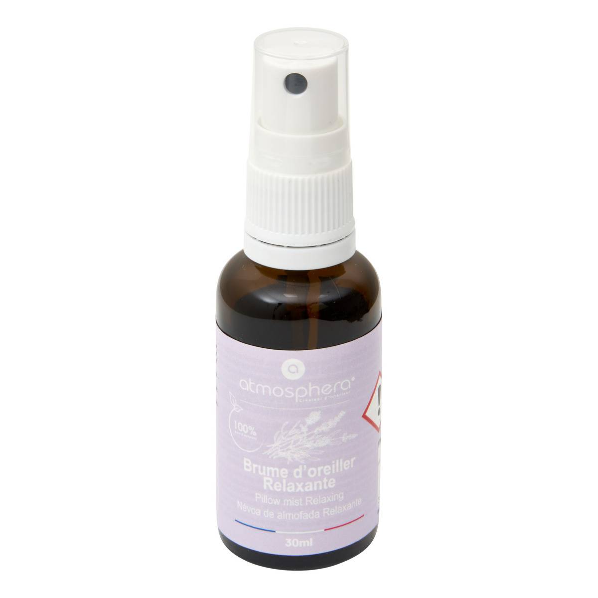 Brume parfumée d'oreiller Parfum Relaxant 30ml LACY marron, ATMOSPHERA