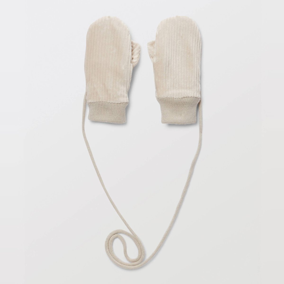 Moufle corduroy avec lien calisson, BOUT'CHOU