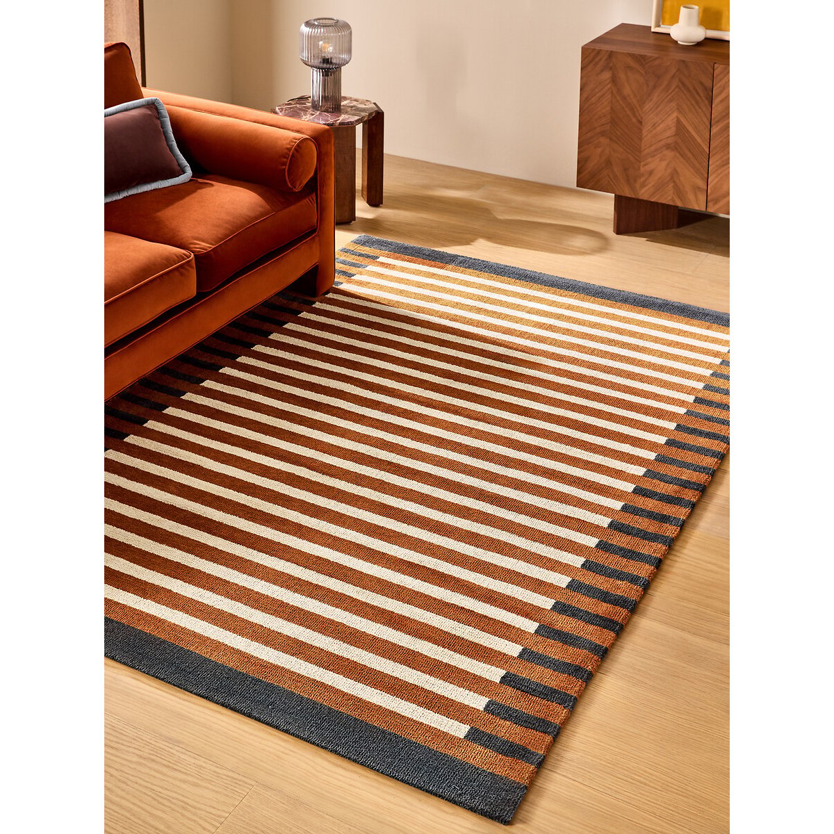 MADE.COM Lois Rug rust, MADE