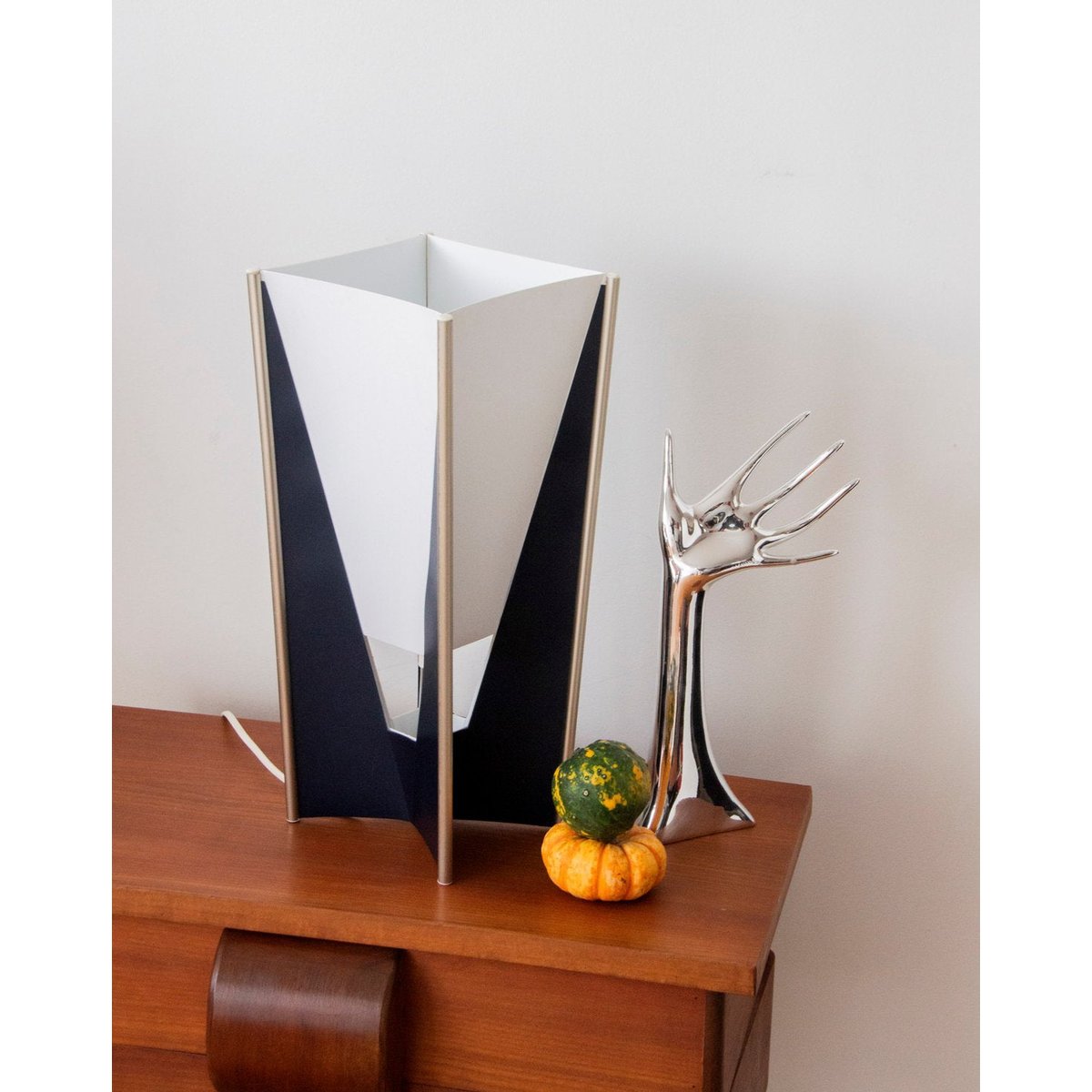 Lampe à poser STILE Knoll Julia N°510 - Bon état bleu foncé, DEBONGOUT