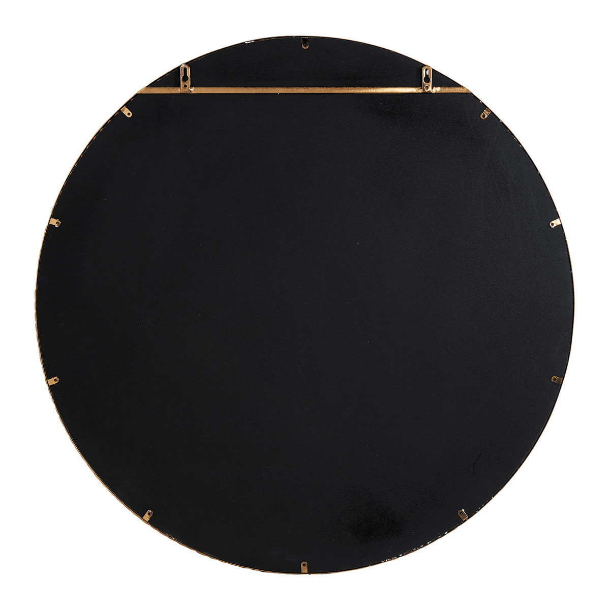 Miroir en fer doré, BLANC D’IVOIRE