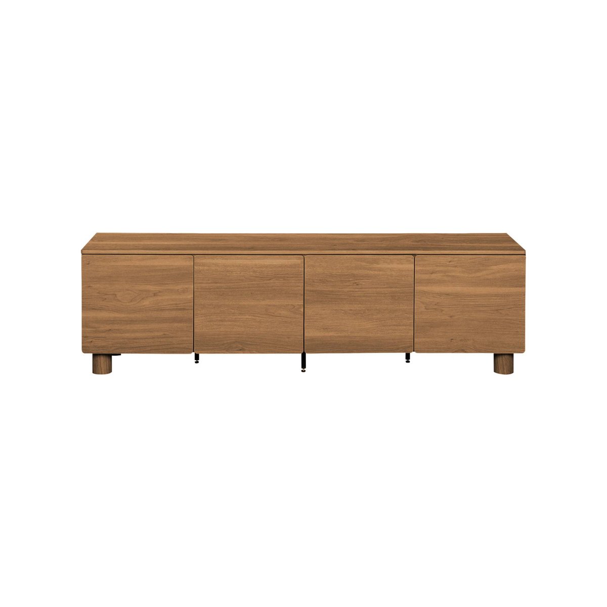 Meuble TV décor bois 4 portes 180cm AYANA bois de noisetier, SWEEEK