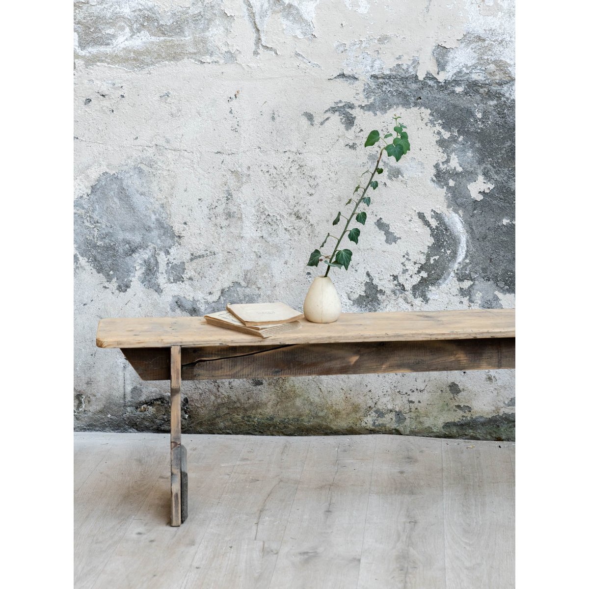 Banc en bois Antoine N°540 - Bon état bois clair, DEBONGOUT