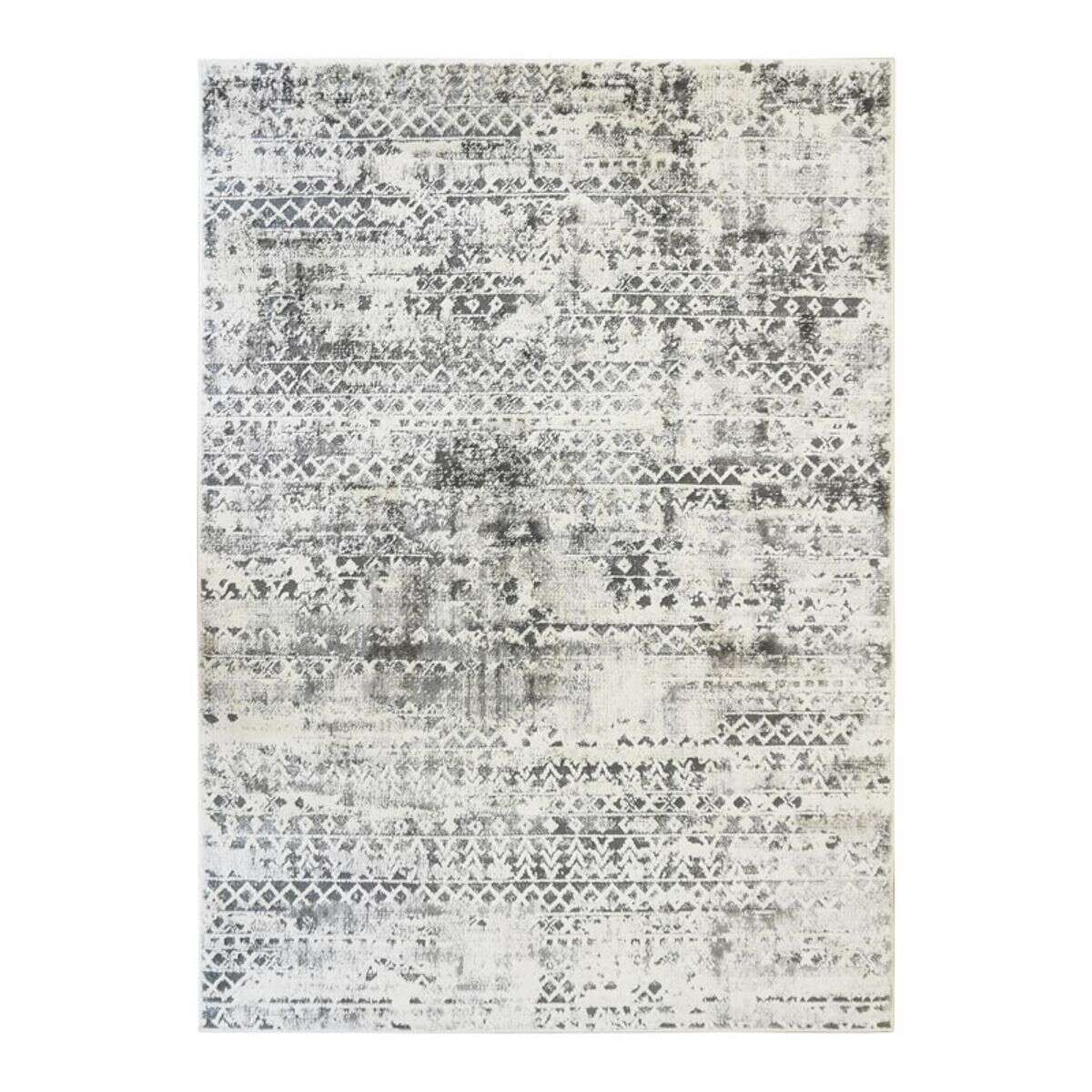 Tapis extra-doux motif croisillons   VESTALE CROISILLONS beige, THE DECO FACTORY