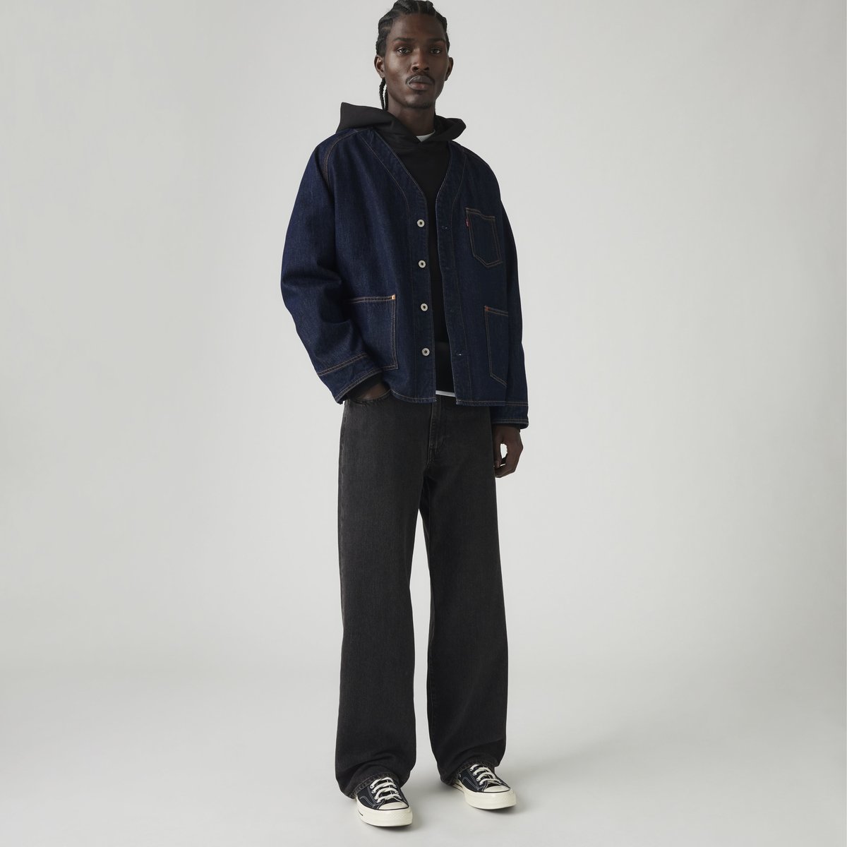 Jean coupe baggy 578™ noir - 8am in charlotte, LEVI'S