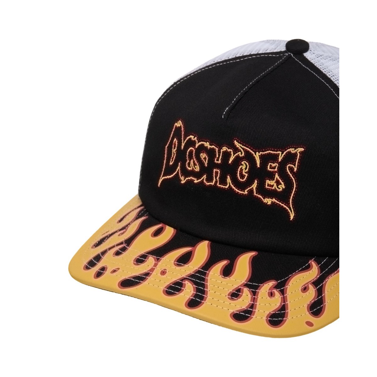 Casquette snapback BURNING BRIM. noir black, DC SHOES