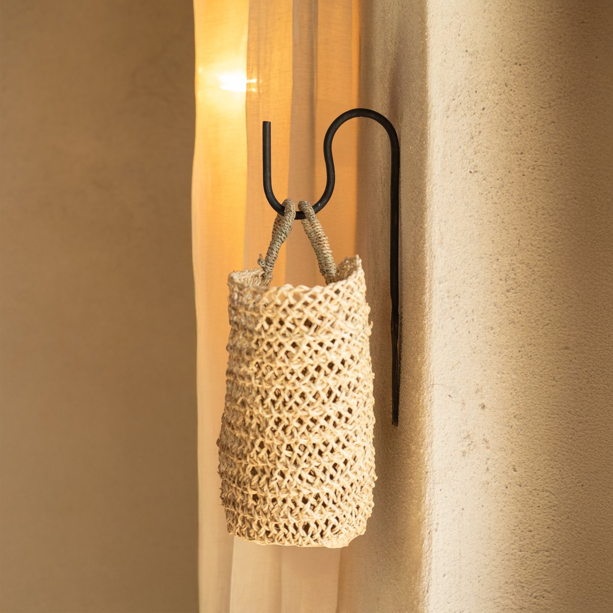 Grande Patère Crochet en S brut - LOJI noir, HOME MAISON