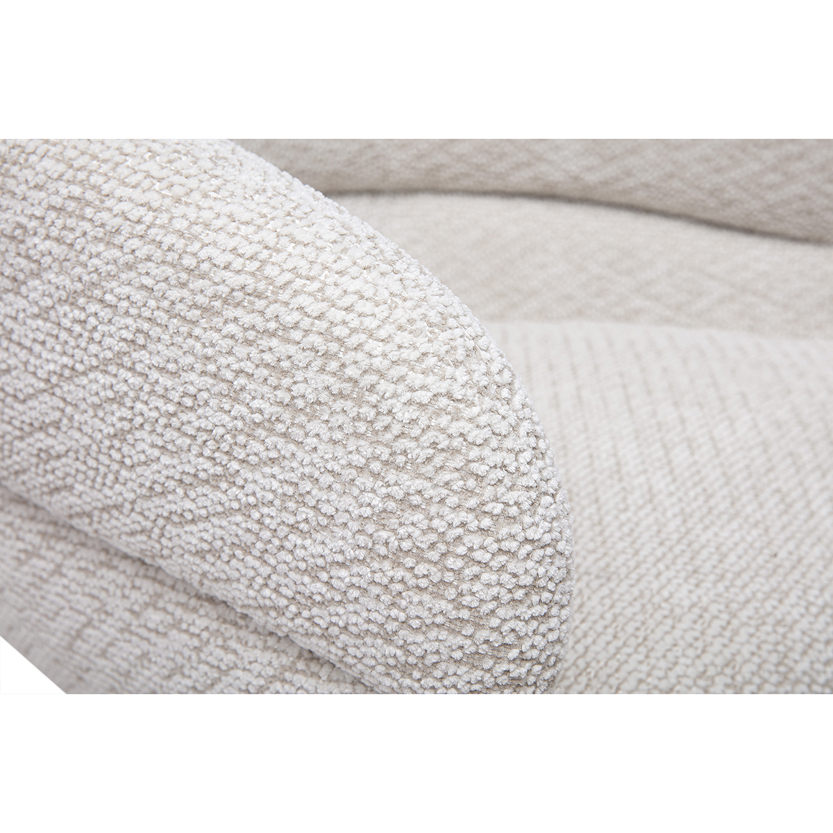 Chaises en tissu velours chenille beige et bois clair (lot de 2) TIGGY beige, MILIBOO
