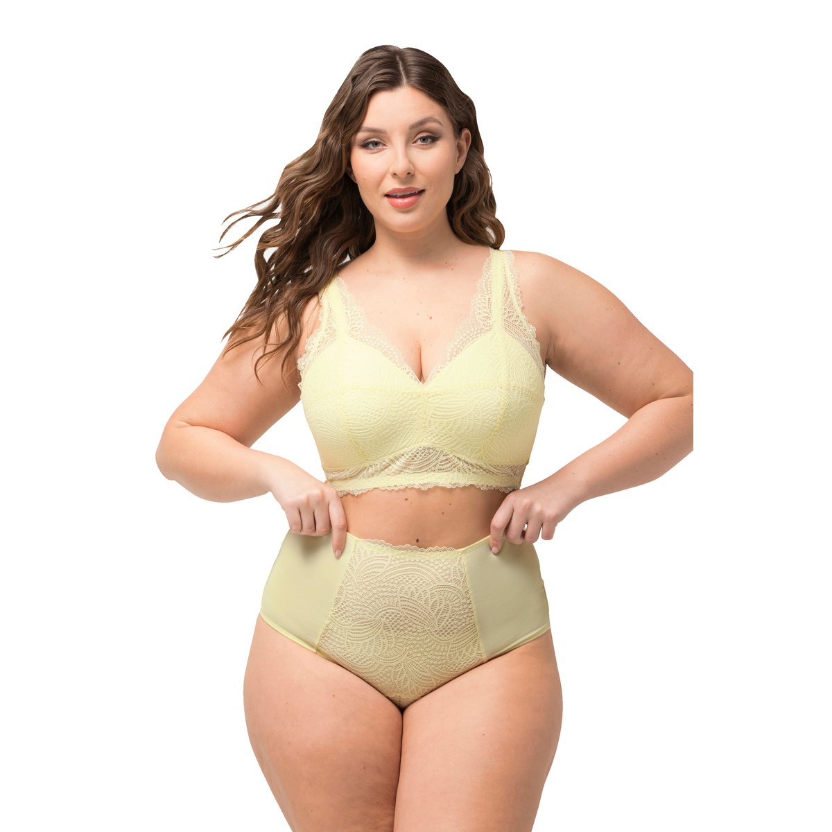 Culotte maxi en microfibres jaune clair, ULLA POPKEN