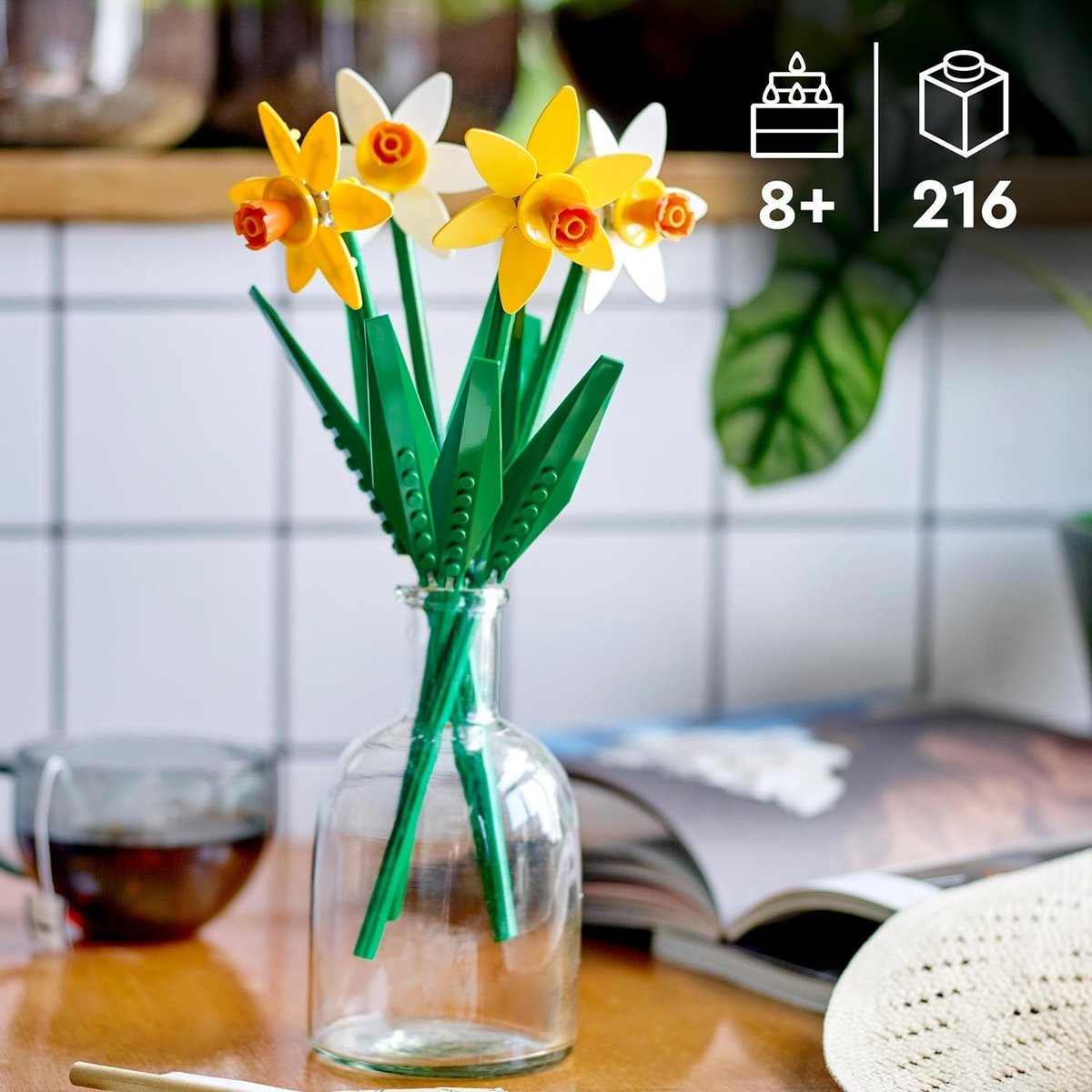 LEGO Botanicals - Bouquet de Jonquilles Éternelles - 40747 jaune, blanc, vert, LEGO