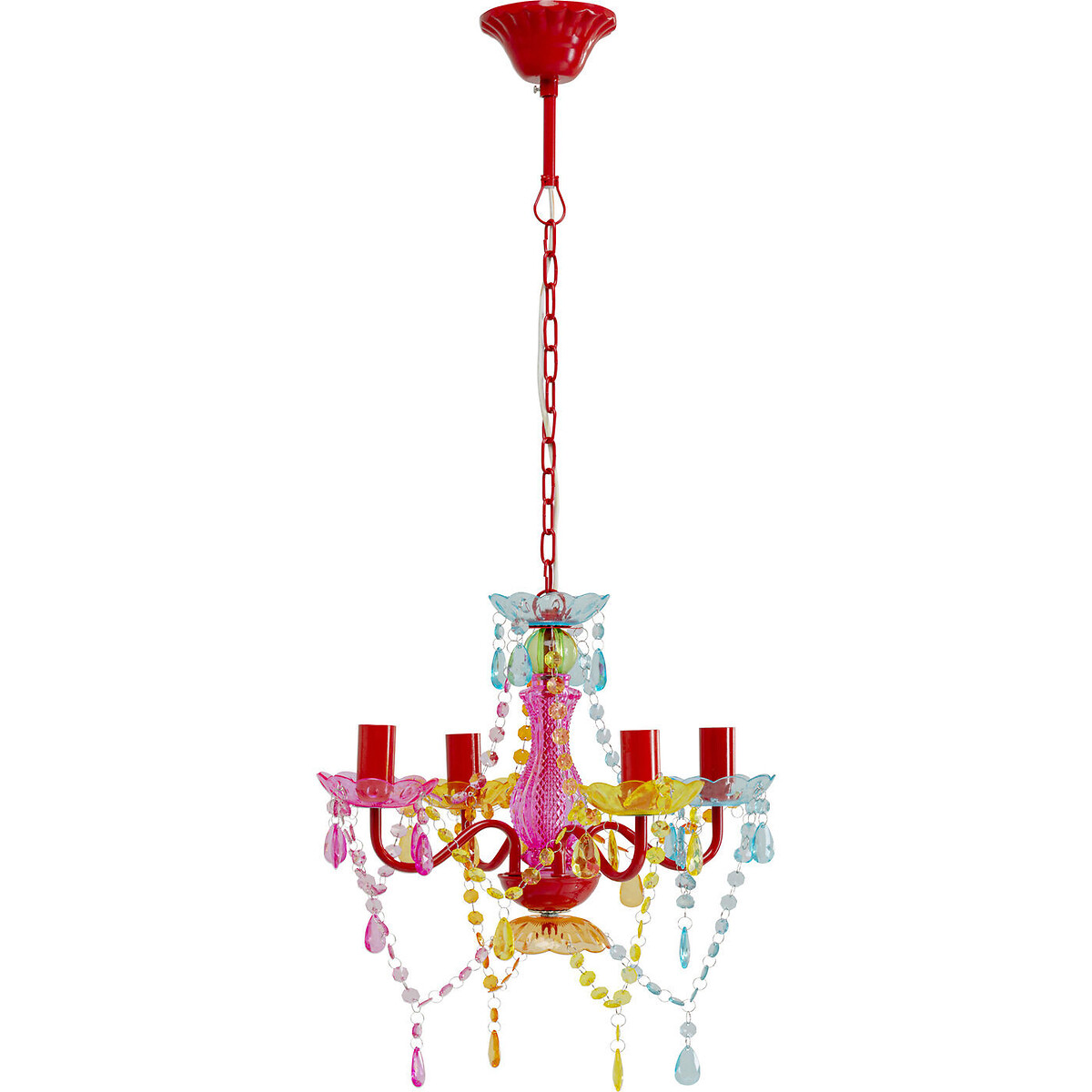 Suspension Starlight 4 branches multicolore multicolore, KARE DESIGN