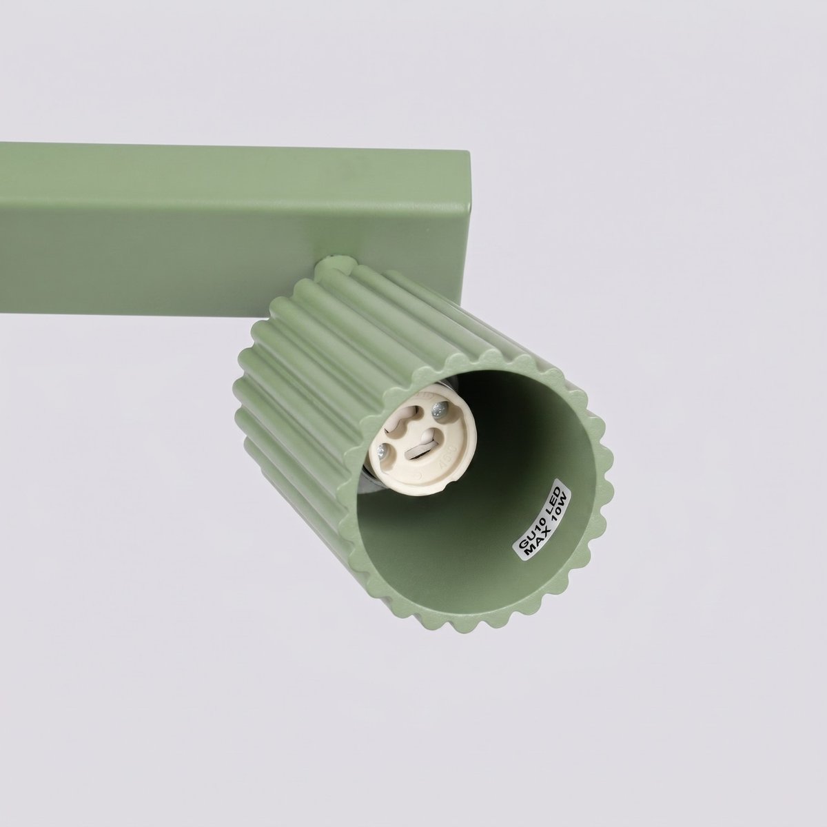 Plafonnier Aluminium Sauge GU10 1 Karbon sauge, EDEN