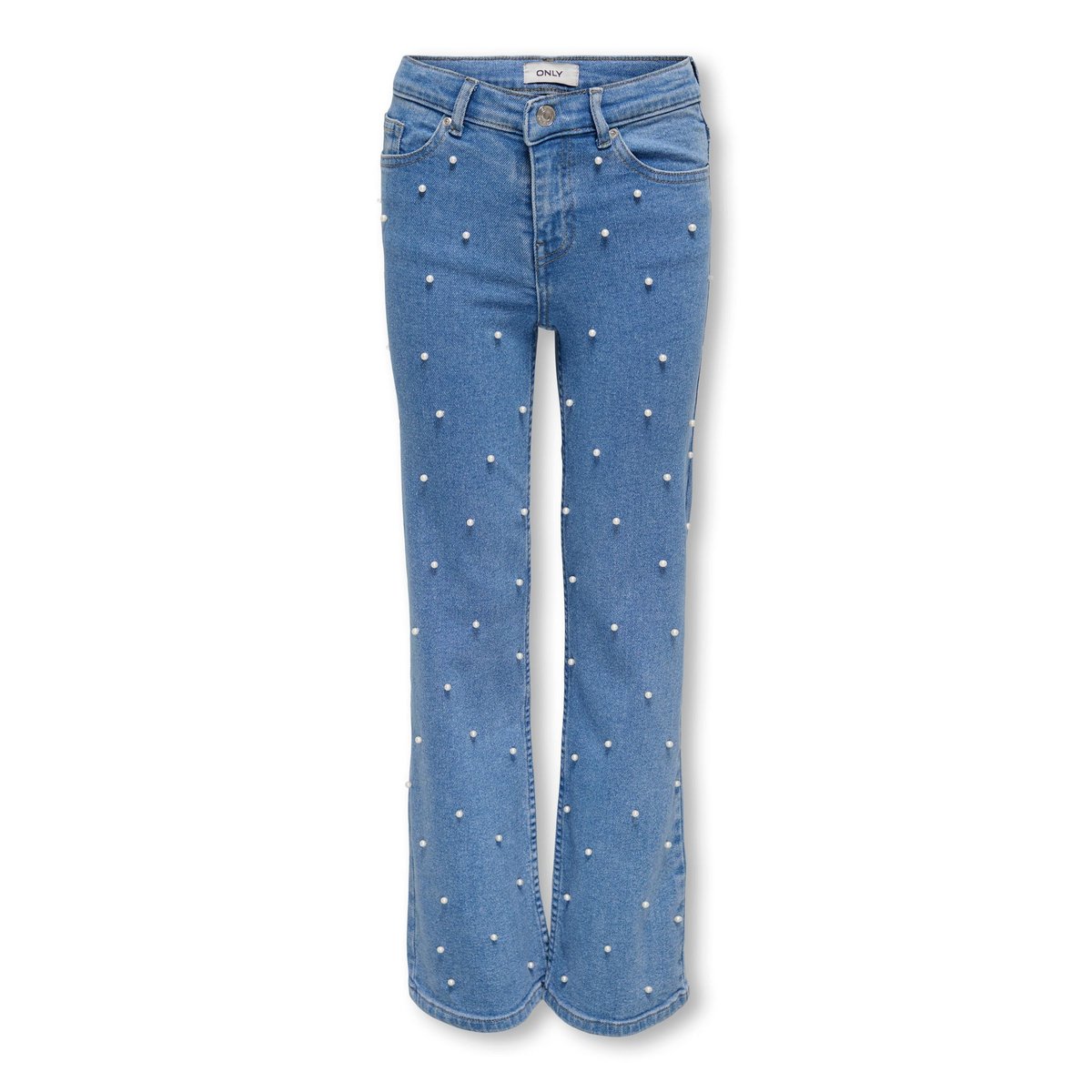 Jean À Jambe Large light blue denim, KIDS ONLY