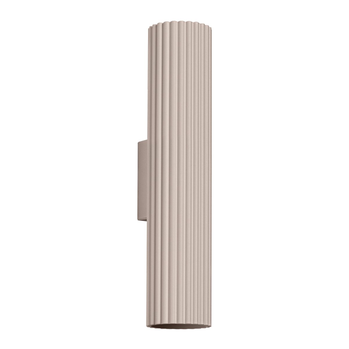 Applique Aluminium Taupe GU10 2 Karbon marron, EDEN