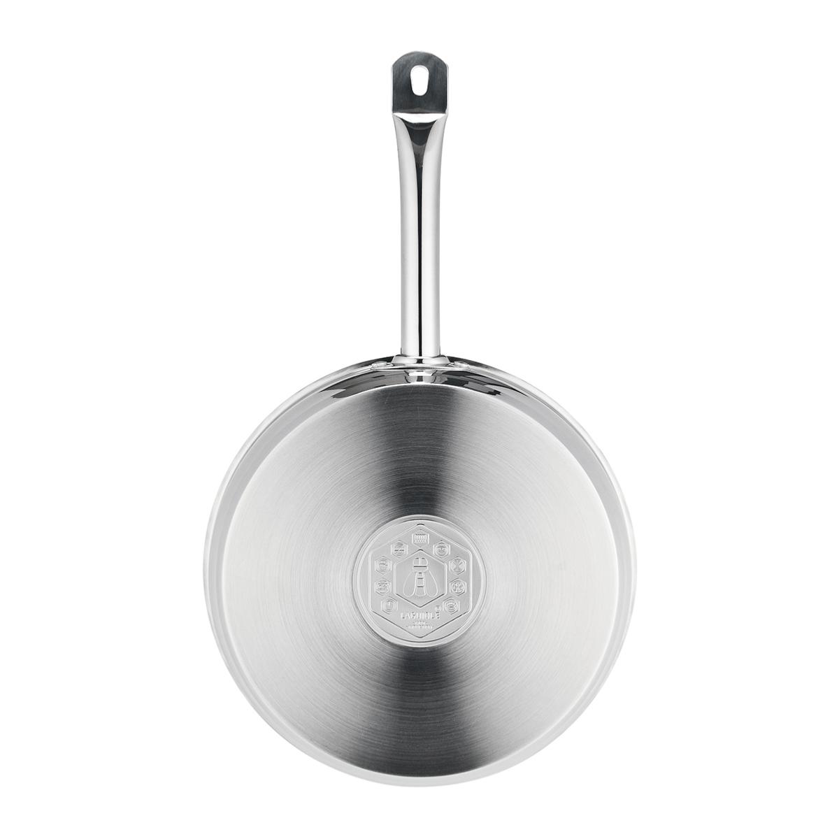Poêle inox 28cm induction couleur unique, LAGUIOLE CUISSON