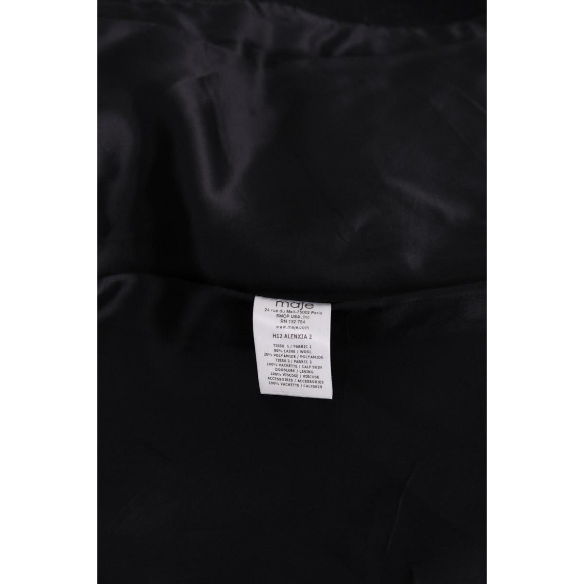 Manteau - Très Bon État noir, MAJE