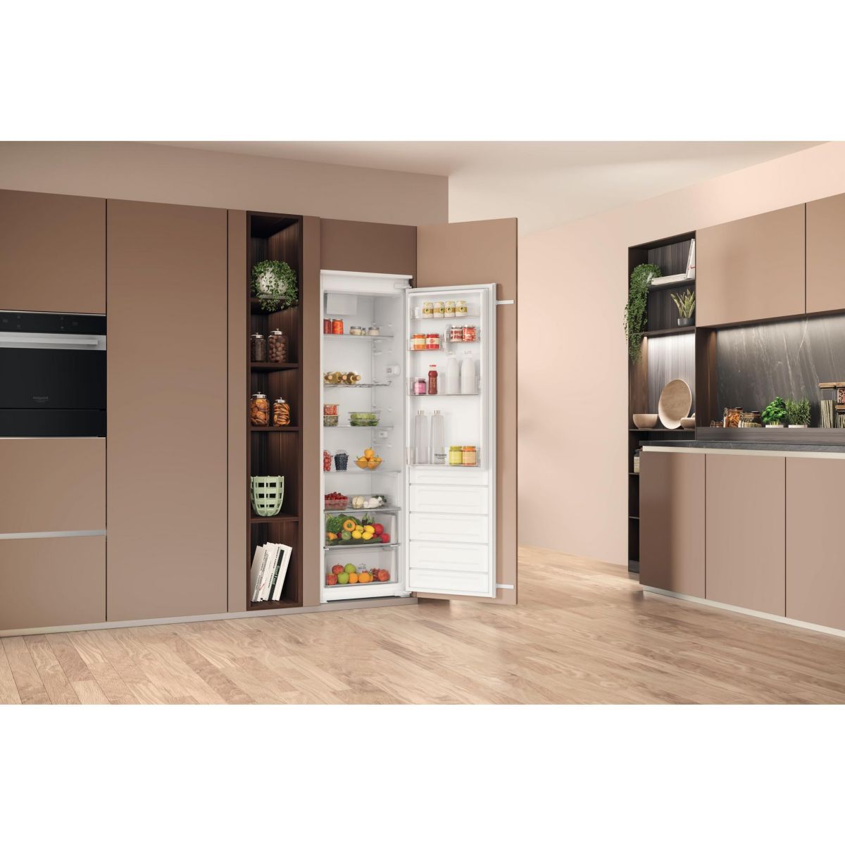 Réfrigérateur 1 porte encastrable HASD18A031A1FR couleur unique, HOTPOINT