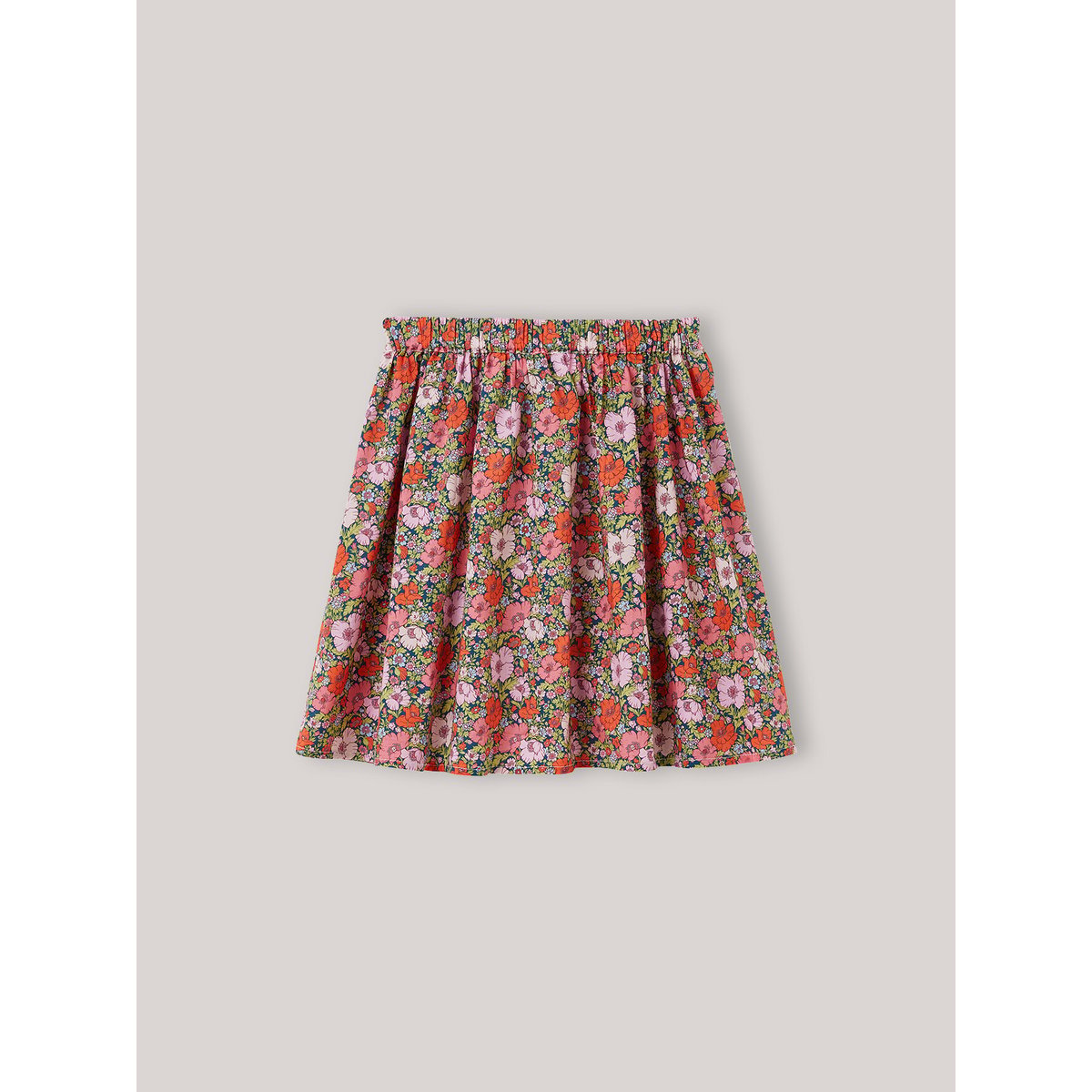 Jupe en tissu Liberty liberty meadow song corail, CYRILLUS