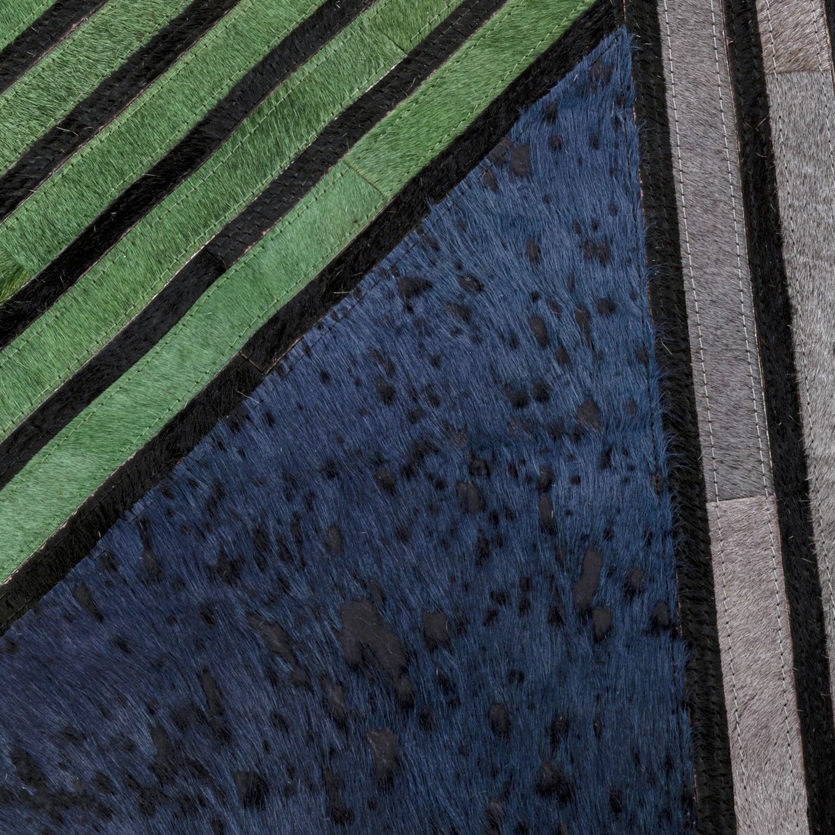 Tapis en cuir, ENTREE multicolore, KARE DESIGN