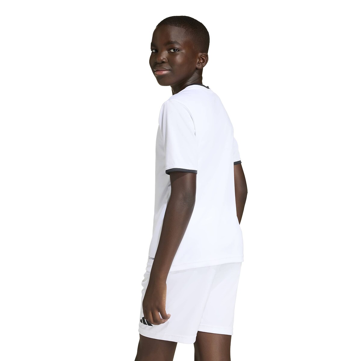 T-shirt à manches courtes de football blanc, adidas Performance