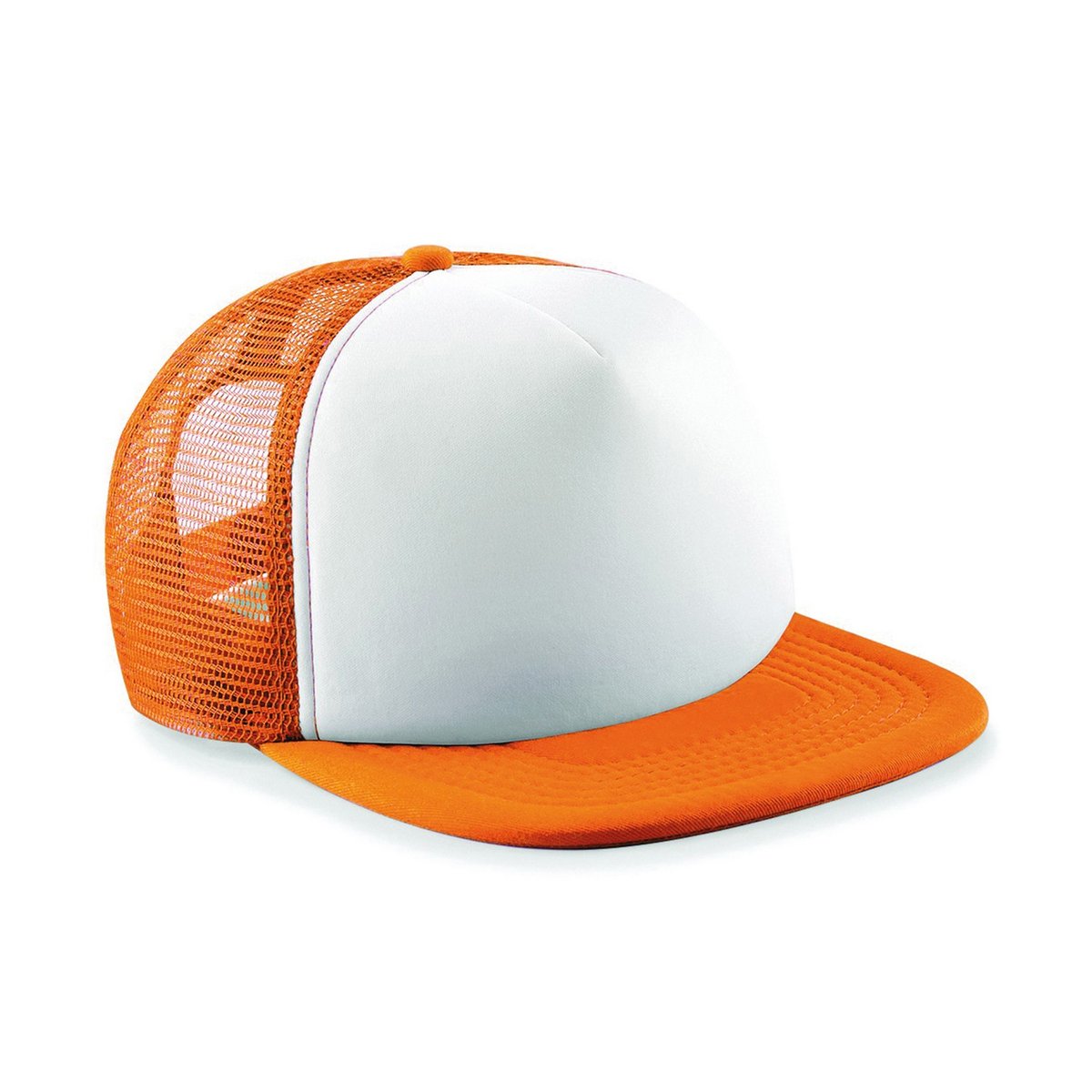 Casquette trucker orange / blanc, BEECHFIELD