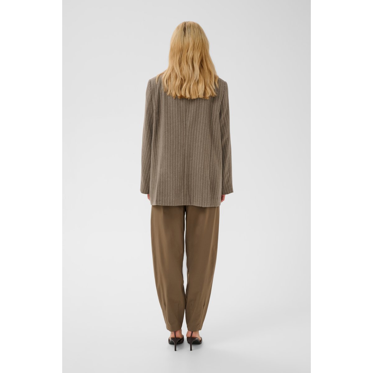 Blazer beige taupe stripe, CULTURE