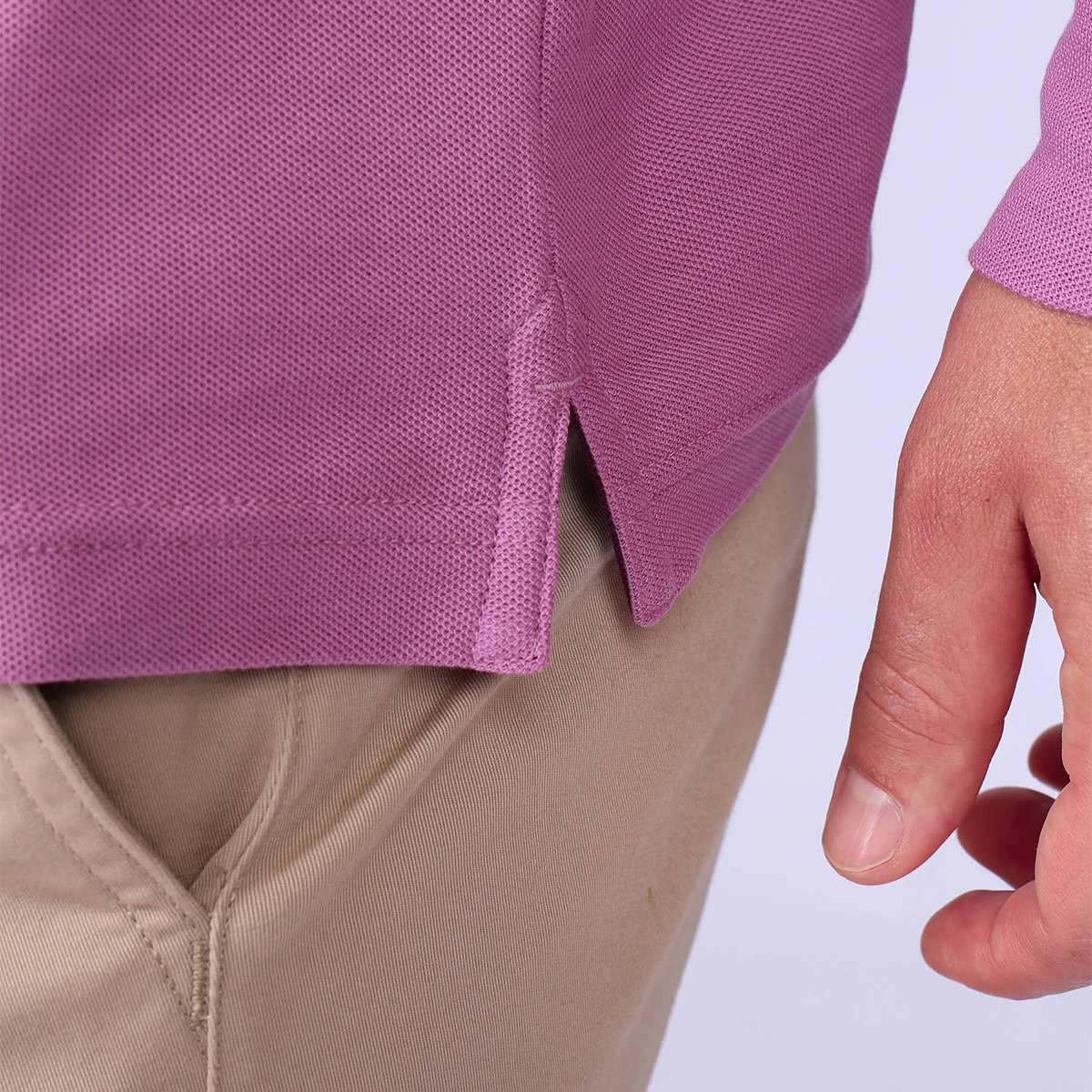 Polo Erwann mauve, MISE AU GREEN