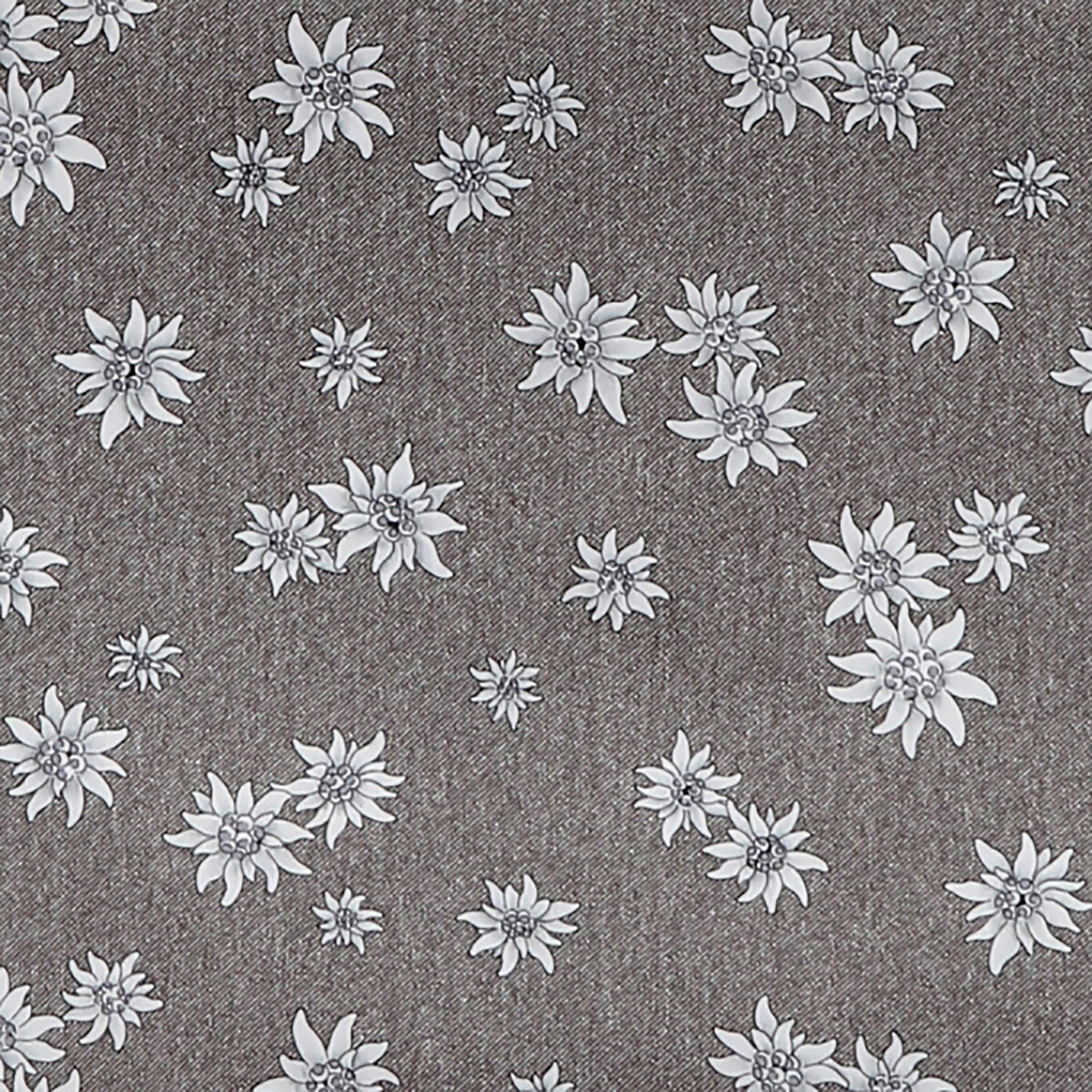 Duvetanzug aus Baumwollsatin - Edelweiss - mit Kissenbezug(en) 50*70 silberfarben, EUROPE & NATURE