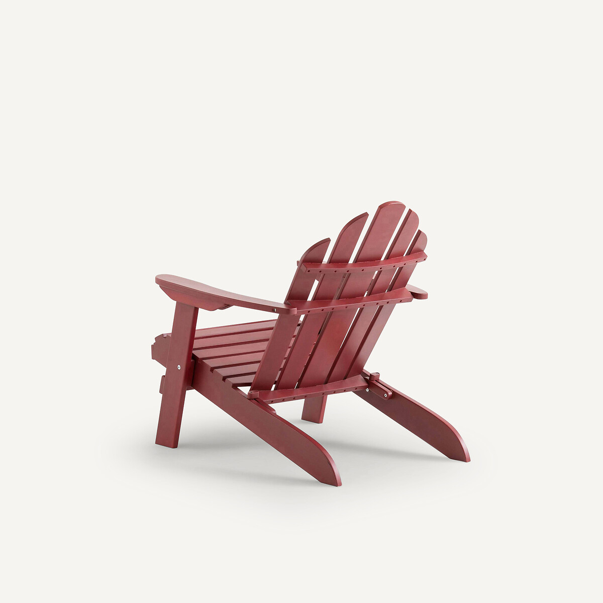 Sillón de jardín Théodore, estilo Adirondack rojo burdeos, AM.PM