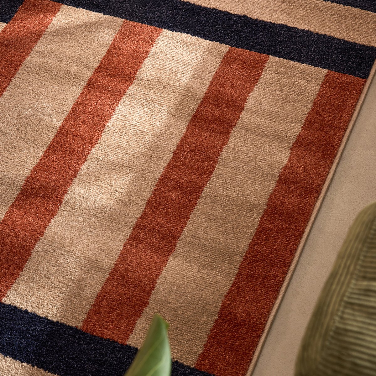 Tapis intérieur à motif graphique moderne SANTAL bleu, NAZAR RUGS