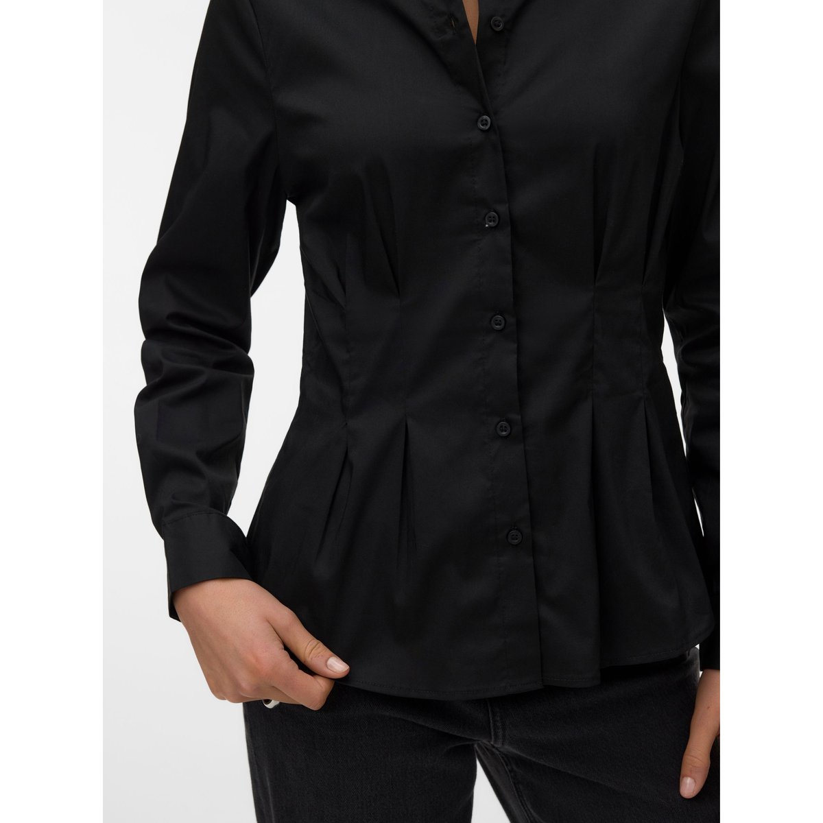 Chemise En Popeline black 1, VERO MODA
