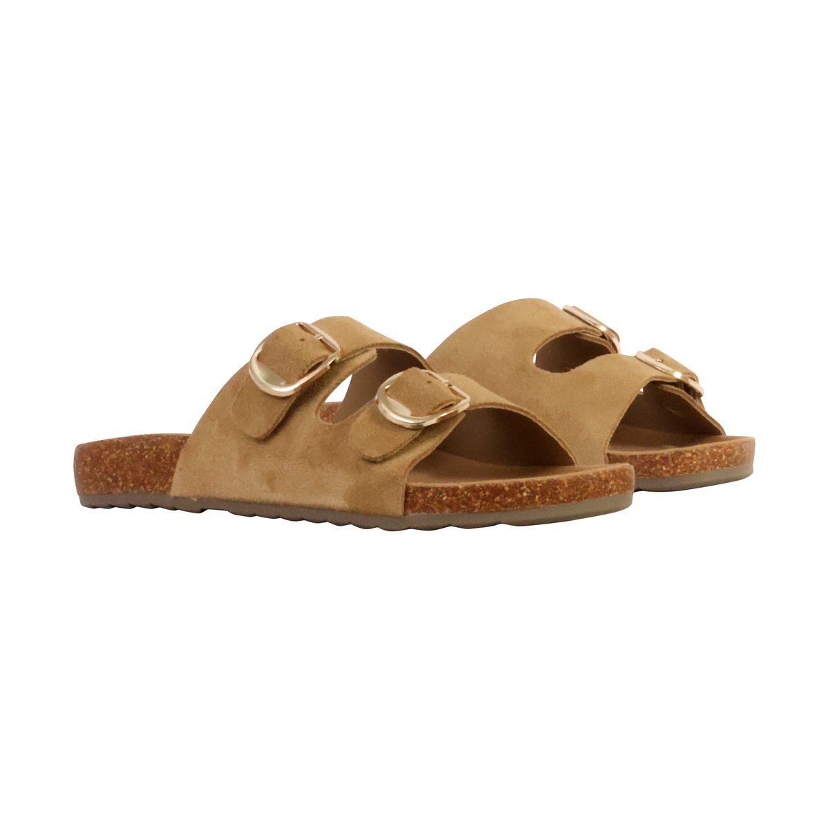 Mules Cuir Alénoa camel, THE DIVINE FACTORY
