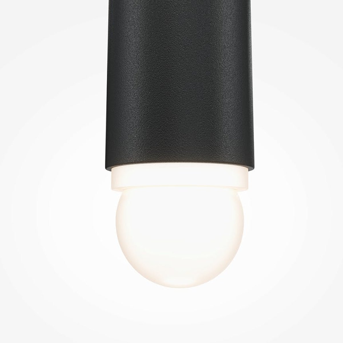 Suspension design 1 tige à LED AURORA noir, PIER IMPORT
