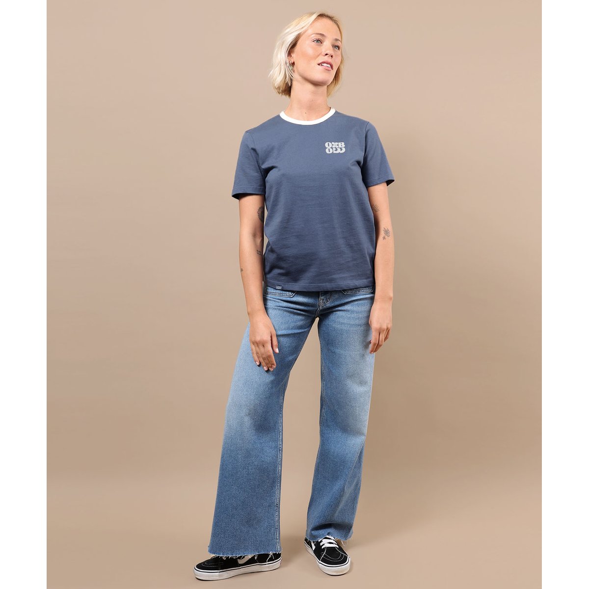 Tee-shirt manches courtes TAL vintage indigo, OXBOW