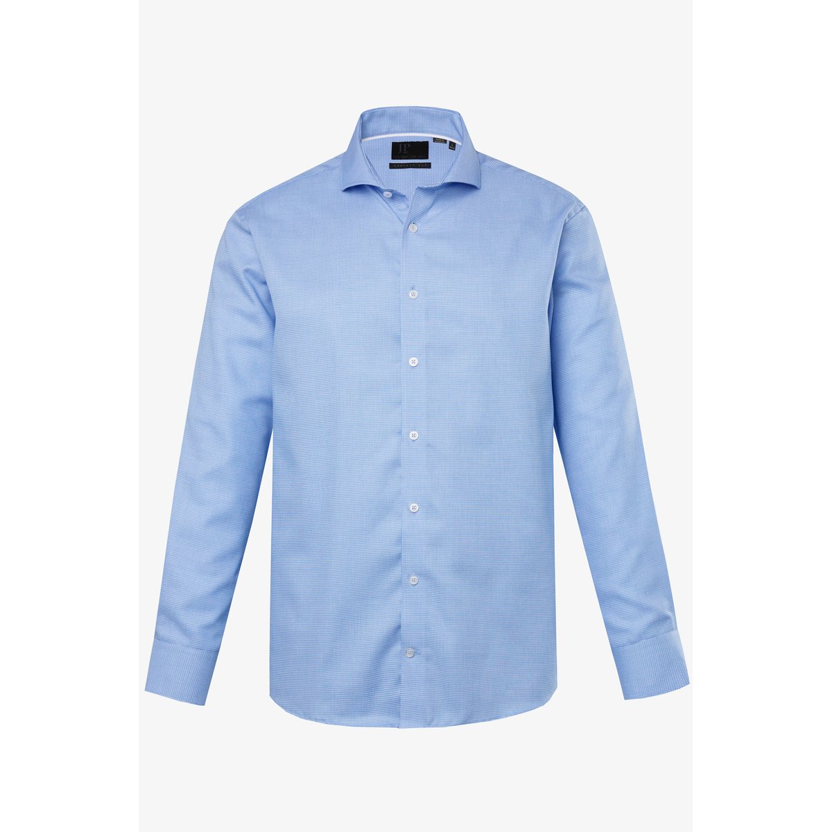 Chemise de ville à manches longues et col gris bleu, JP1880