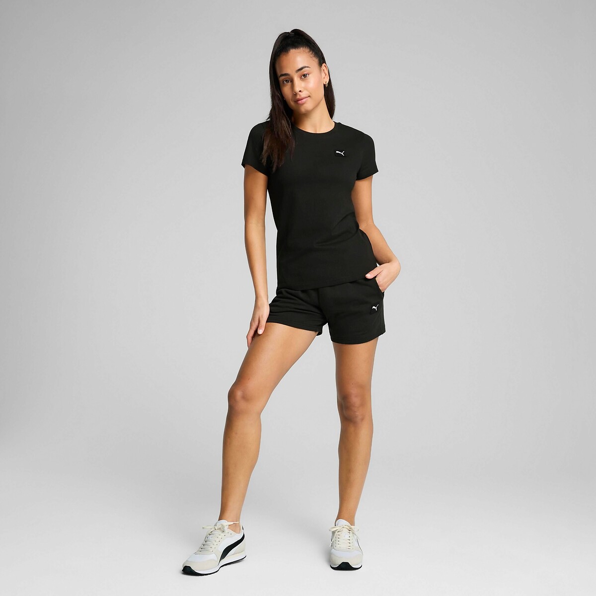 Essential Elevated Short Sleeve T-Shirt black, PUMA
