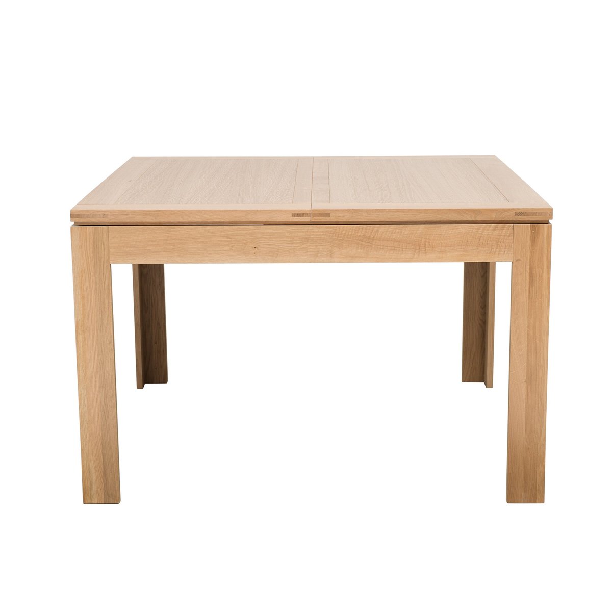 Table carrée extensible bois chêne clair massif L140/200 - BOSTON bois clair, HELLIN, DEPUIS 1862