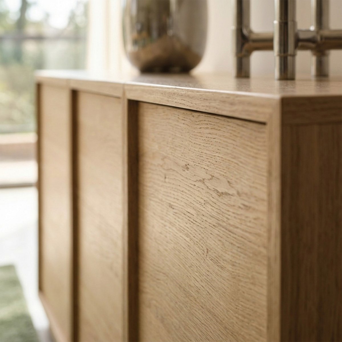 Buffet 3 portes en bois L160cm- JOY bois clair, DRAWER