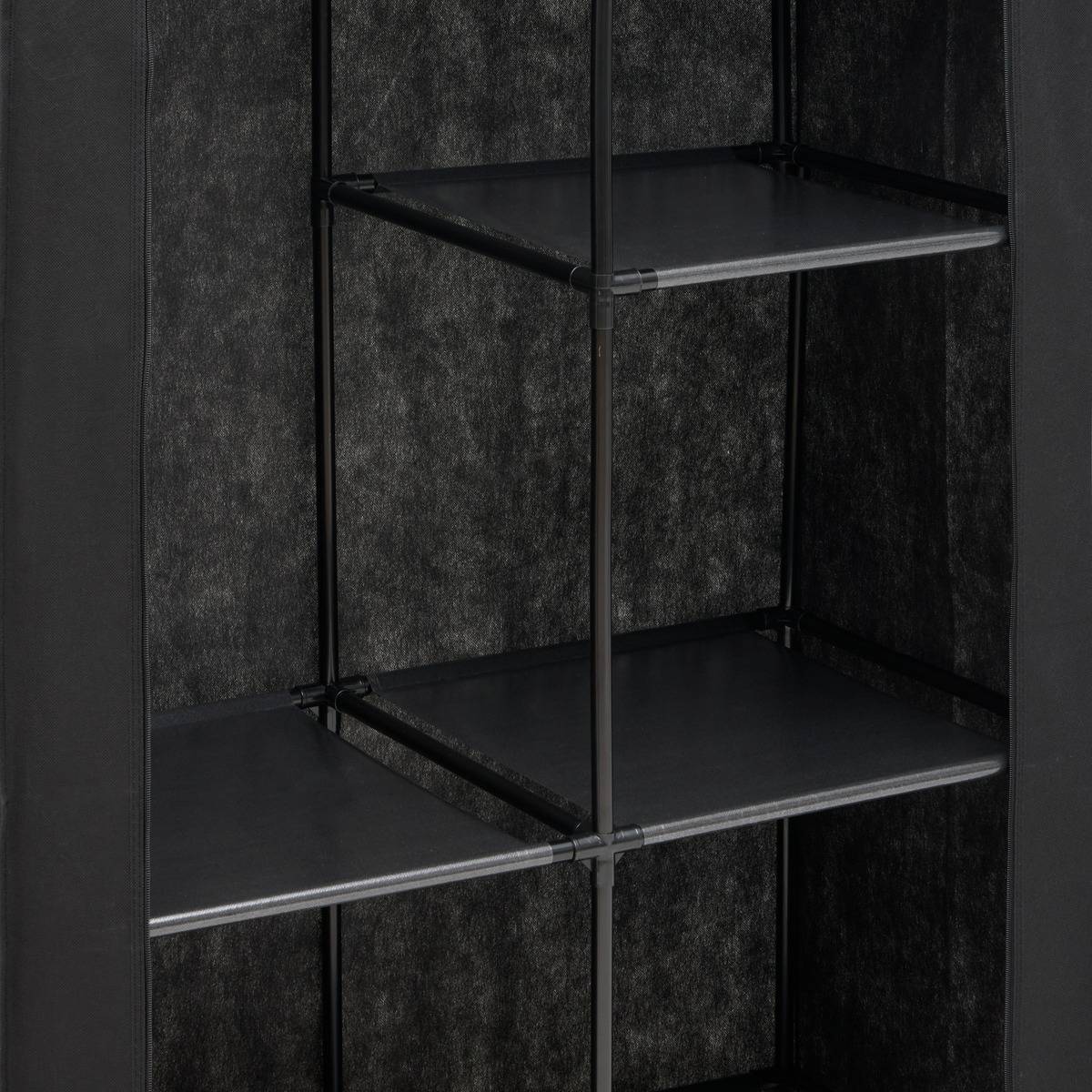 Penderie rectangulaire DRESSY noir, 5FIVE SIMPLY SMART