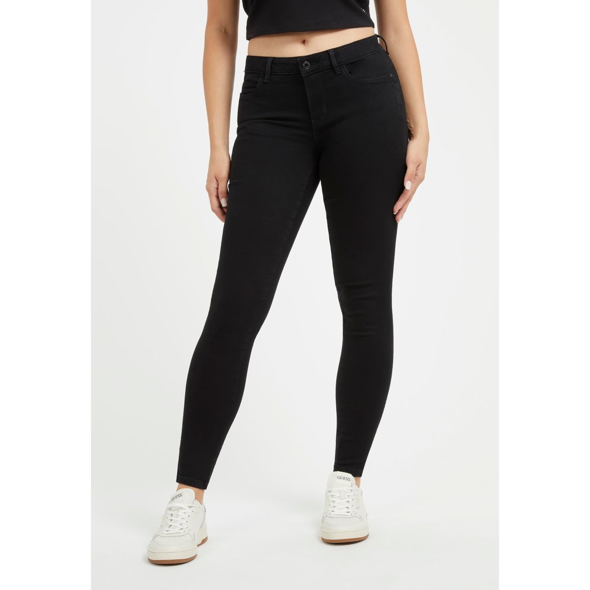 Jean Skinny Curve X noir, GUESS