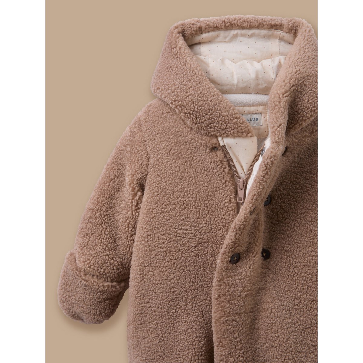 Combi-pilote en sherpa sucre brun, CYRILLUS