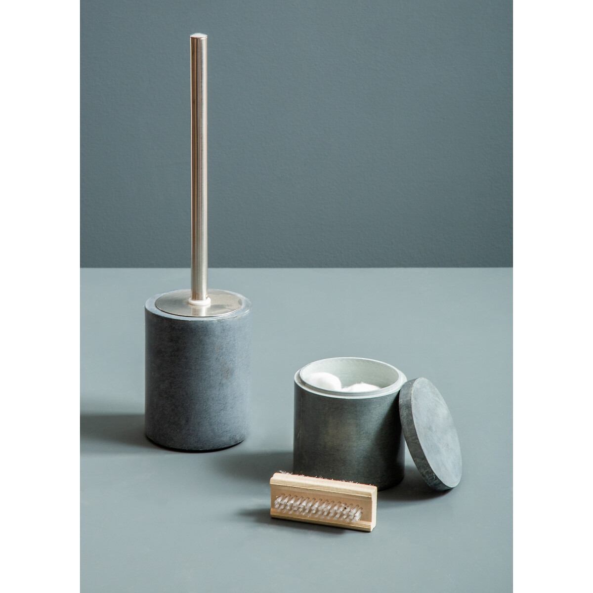 Marble Cotton Jar grey, SO'HOME
