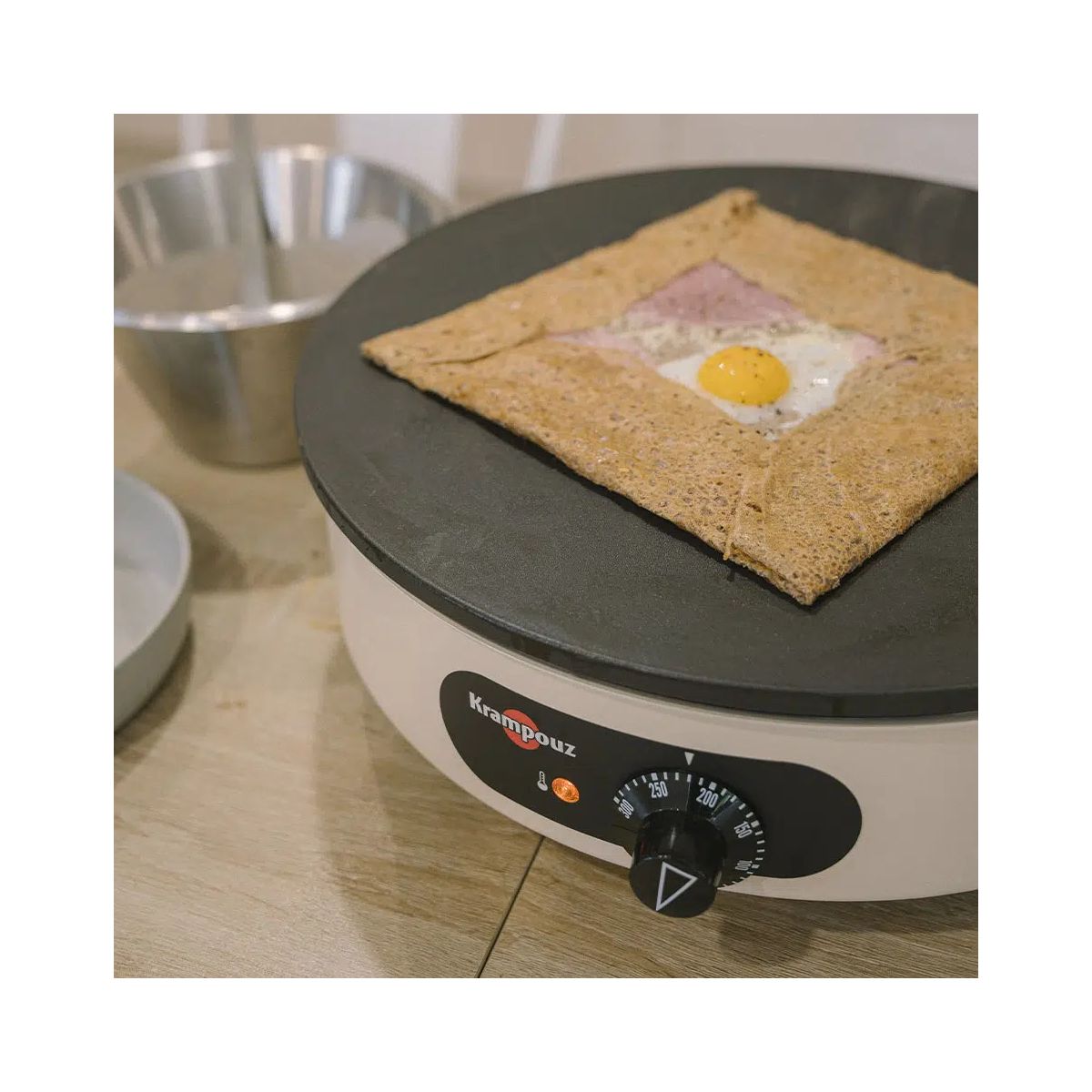 Crêpière Electrique Armen CFAR4AA-KR couleur unique, KRAMPOUZ