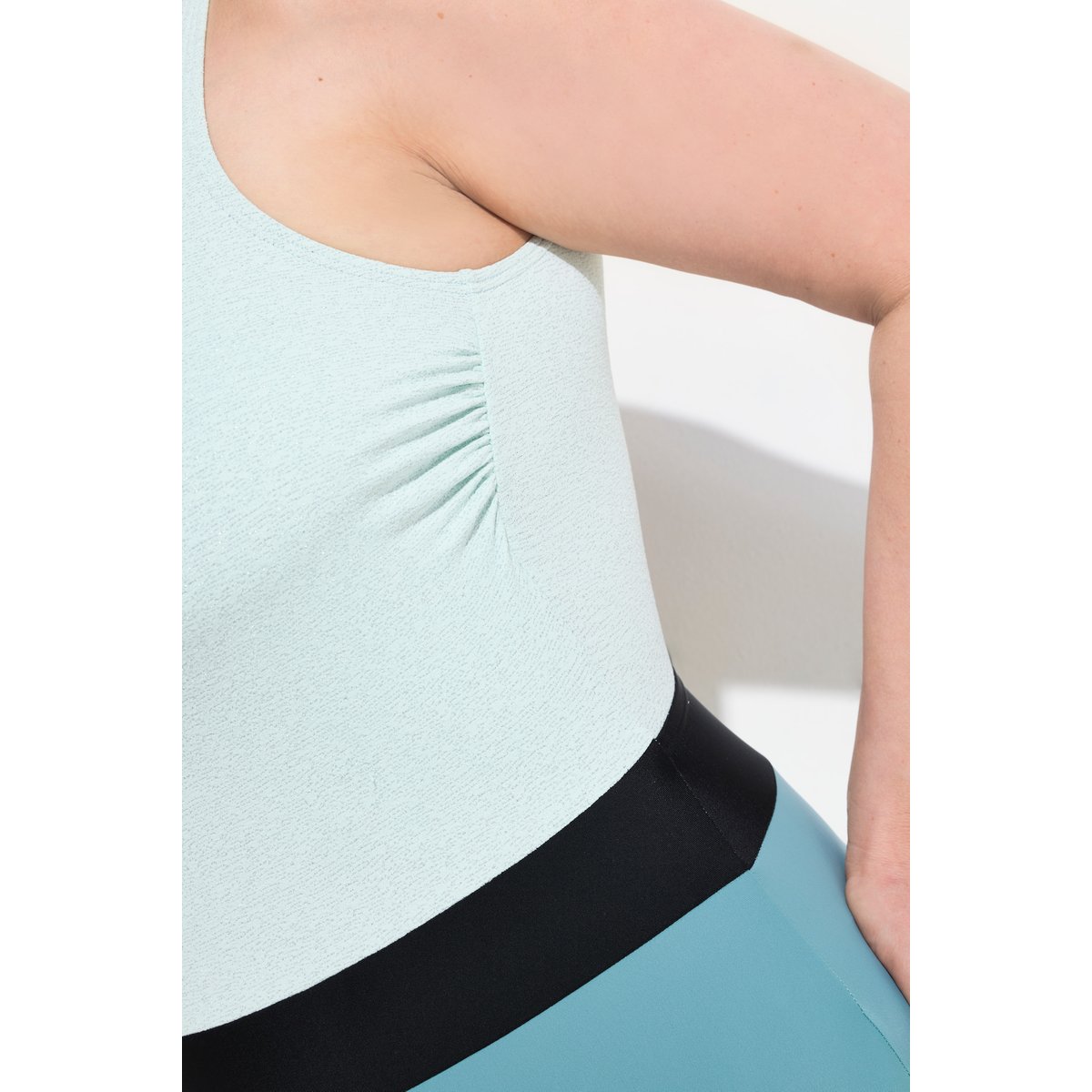 Maillot de bain sans bonnets souples vert glacier, ULLA POPKEN