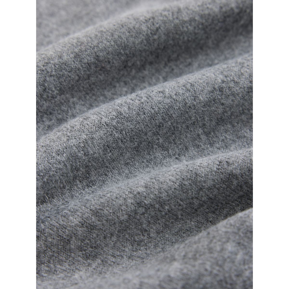 Pull ultra-doux à manches longues et col v gris, NEXT
