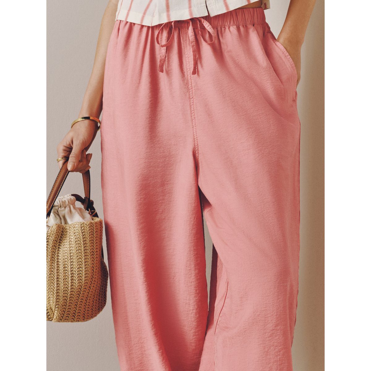 Pantalon bouffant rose délavé, NEXT