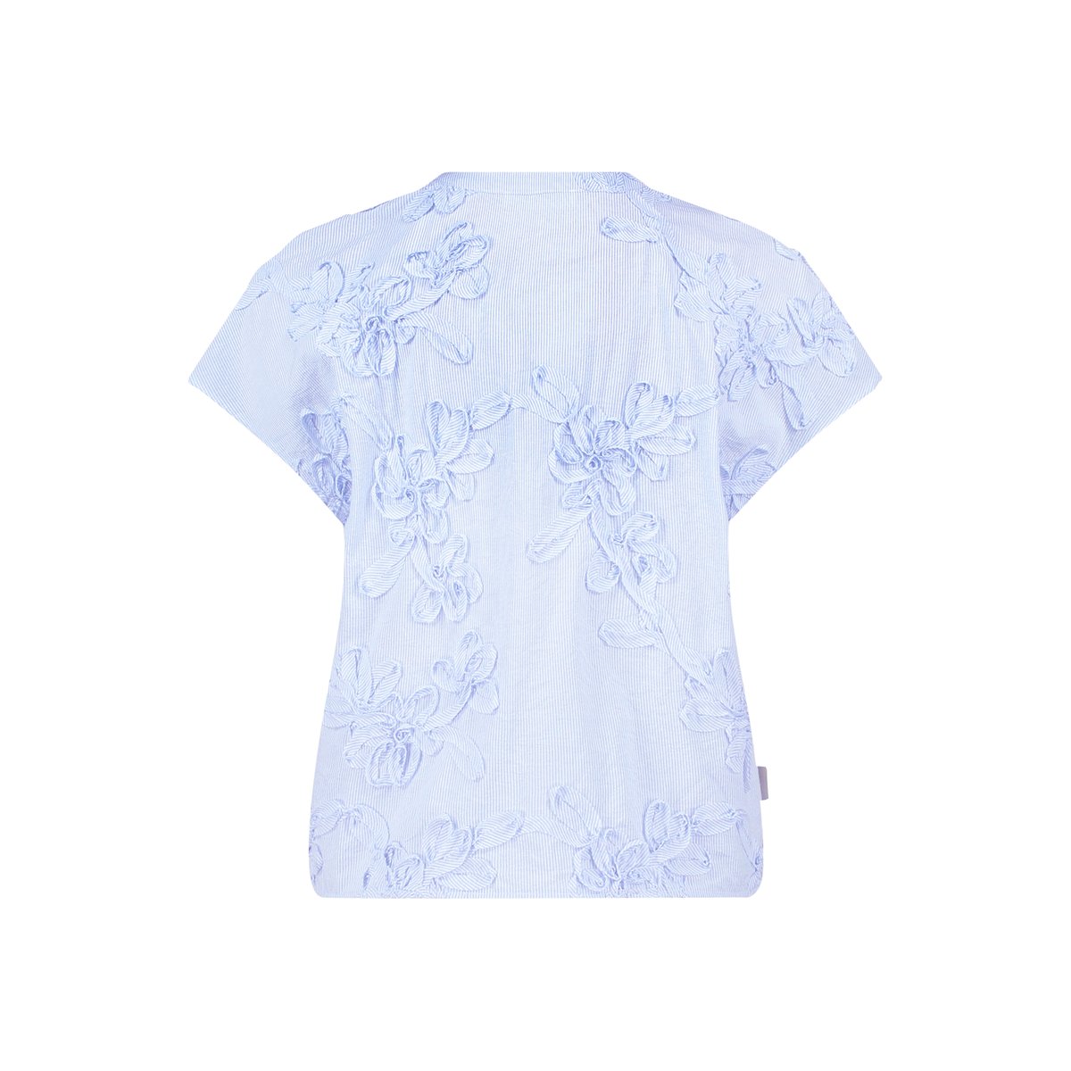 Chemisier à broderies blanc/bleu, BETTY & CO